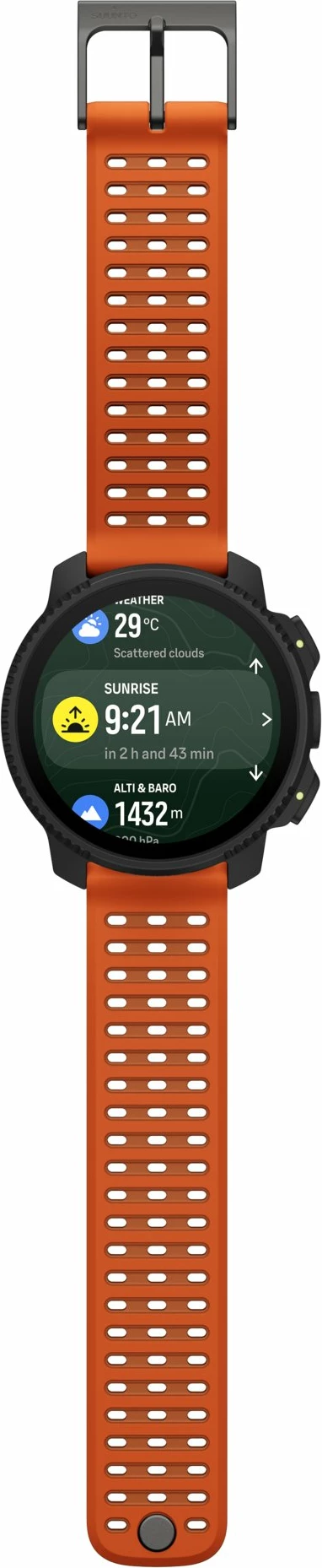Smartwatch sportive Suunto Vertical 2 Canyon SS051206000, AMOLED 1.5\", GPS, 10 ATM, portokalli