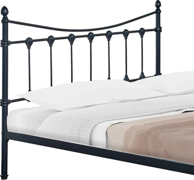 Krevat Beowulf metalik i zi 150x200x102cm