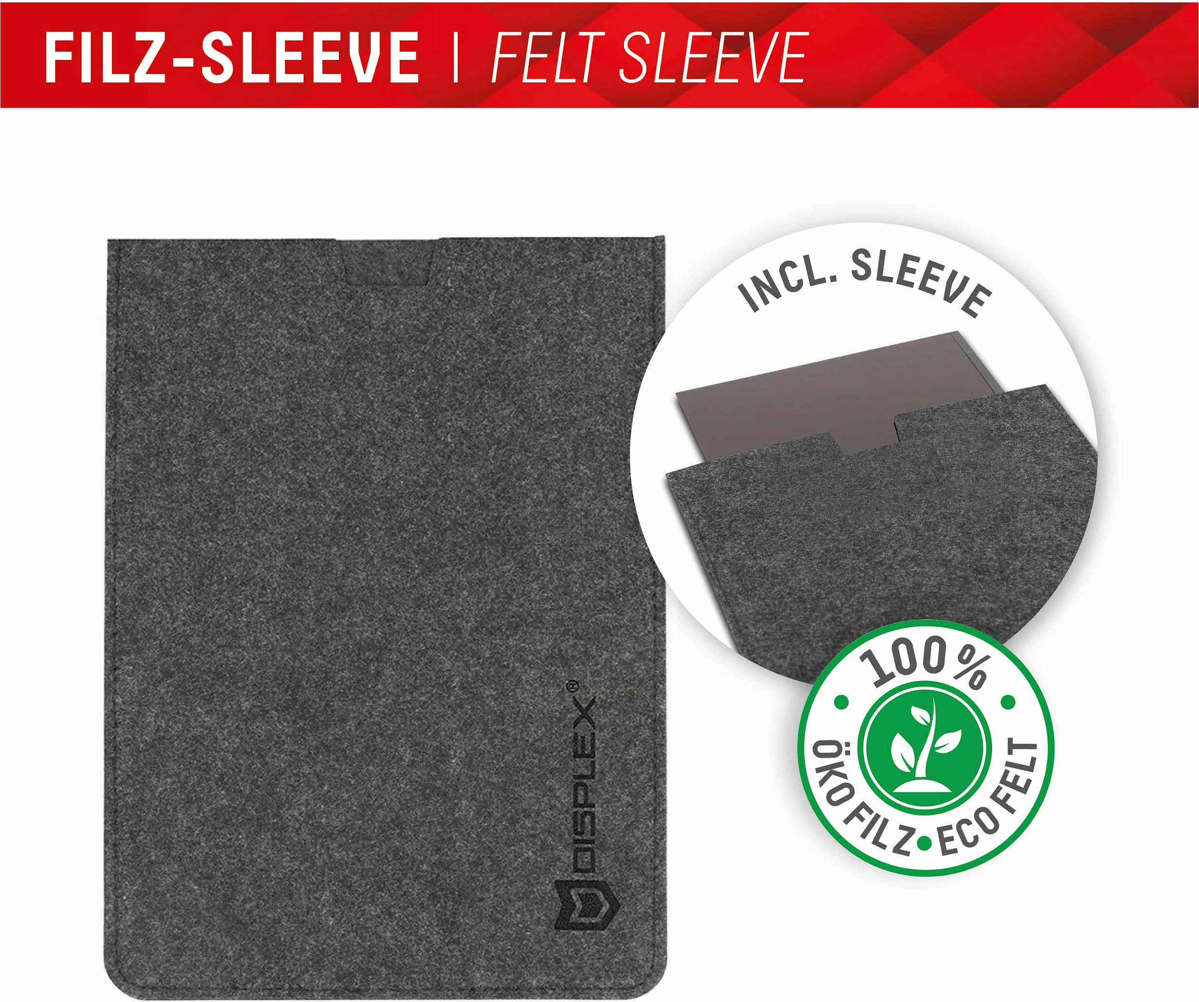 Filtër privatësie magnetik Displex Privacy Safe për MacBook Air/Pro 13.3", 2-anësh Matt/Glossy, 5H, i zi