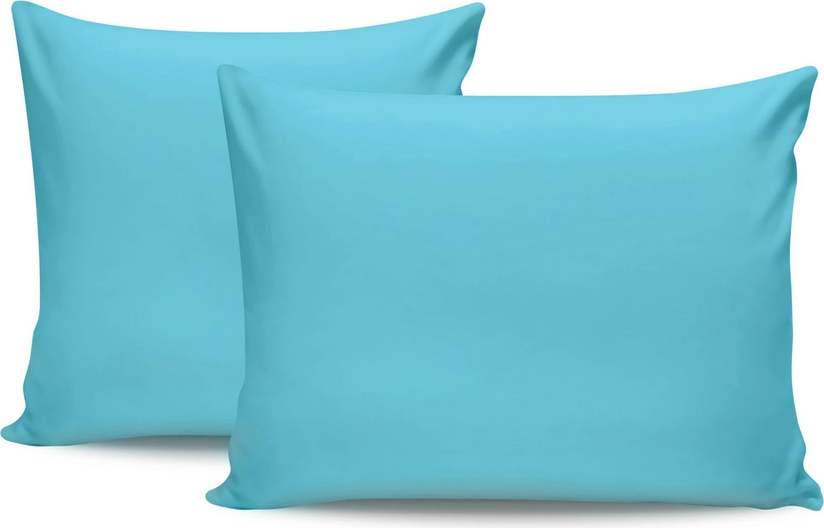 Set jastëkësh (2 copë), ngjyrë turquoise, L'essentiel, 80x80cm