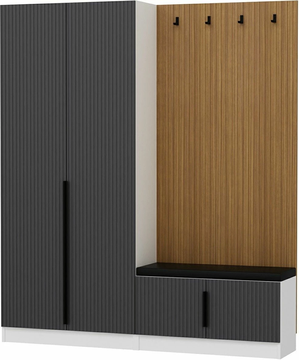 Stendë korridori Skye Decor, Noah, anthracite, 8331
