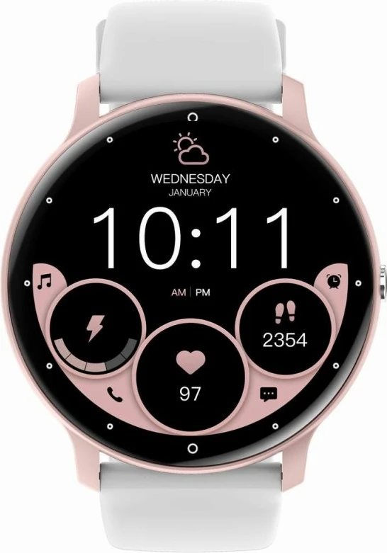 Smartwatch Gravity për femra, rozë