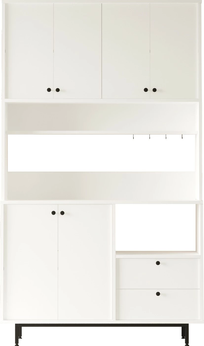 Dollap shumëpërdorimësh, ngjyrë e bardhë, Skye Decor, RE7-W