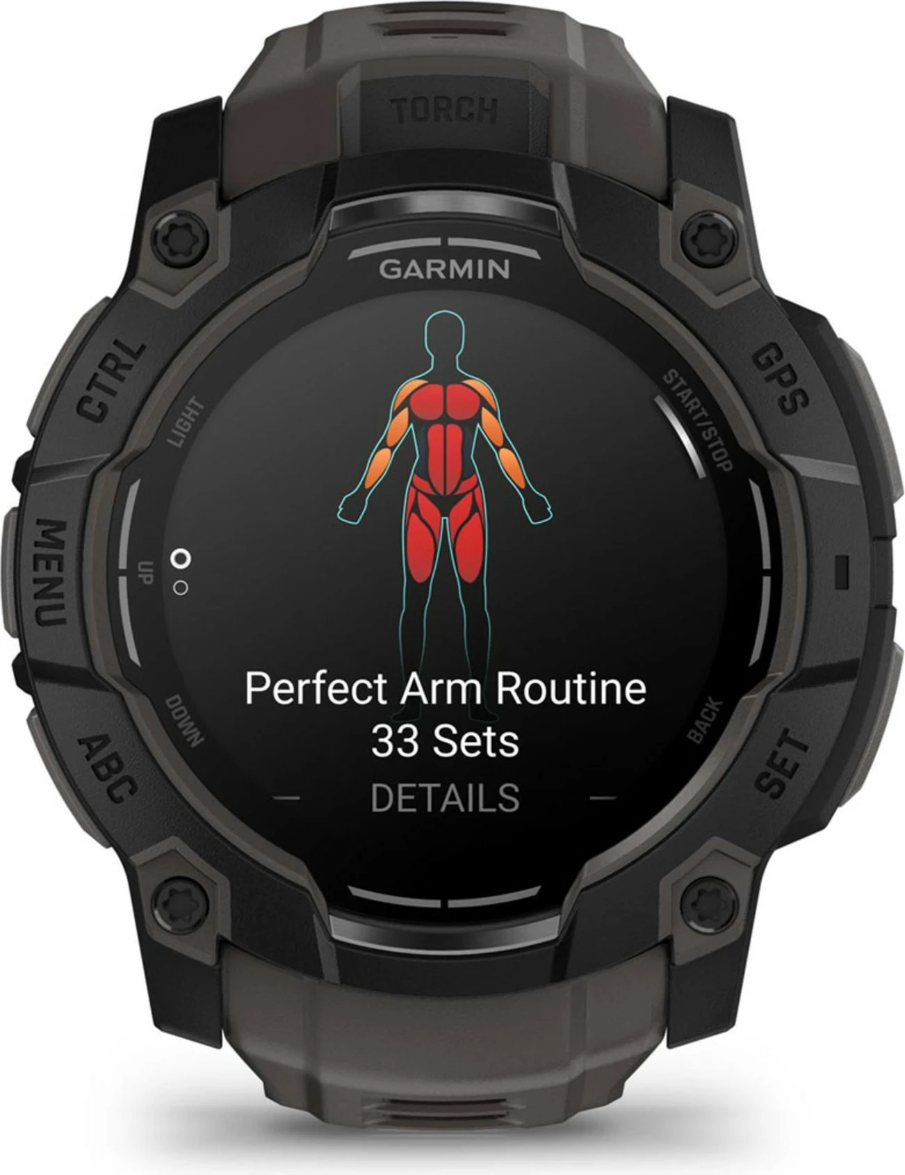 Smartwatch Garmin Instinct 3 AMOLED, 4 GB, GPS, e zezë