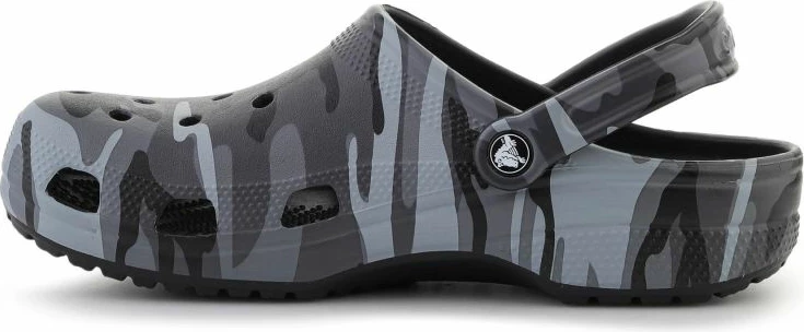 Atlete lifestyle Crocs Classic Camouflage Clog 211936-0DD, të zeza