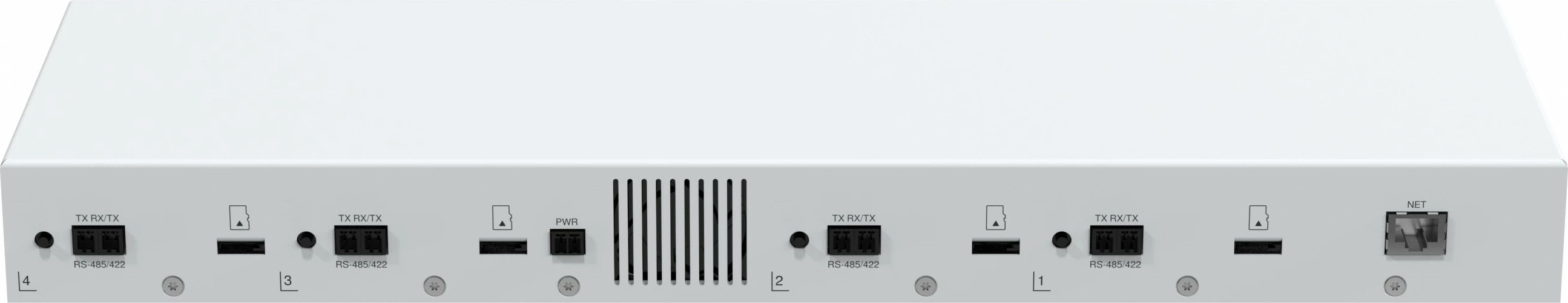 Encoder video Axis M7116, 16 kanale, 720 x 576 piksel, 30 fps, H.264/H.265, e bardhë