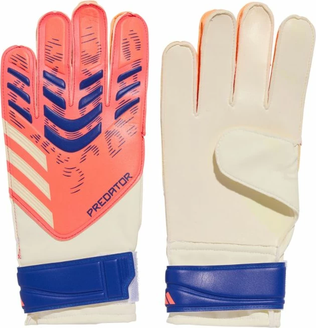 Doreza portieri adidas për meshkuj, të bardhë-portokalli