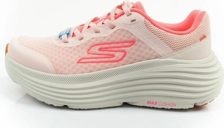 Atlete vrapimi për femra Skechers Max Cushioning, rozë e lehtë
