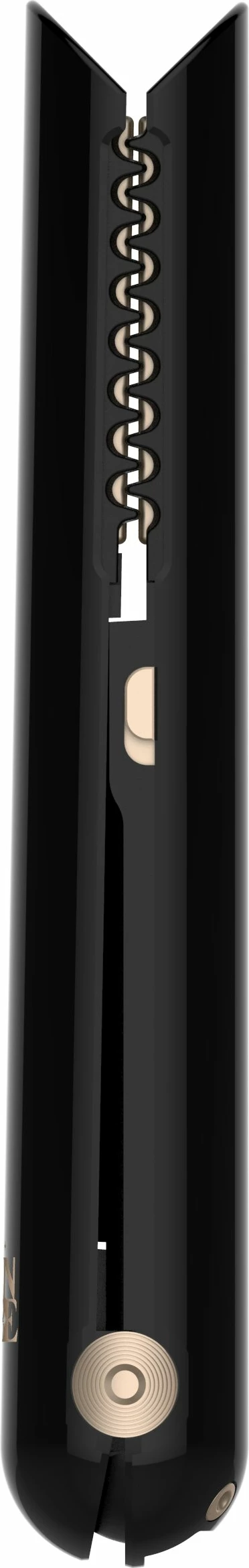 Drejtues flokësh pa kabllo SkinVibe Luna MiniWireless SV-003BK, 210°C, pllaka qeramike 20 mm, 3 nivele temperature, LCD, e zezë, me qese mbrojtëse