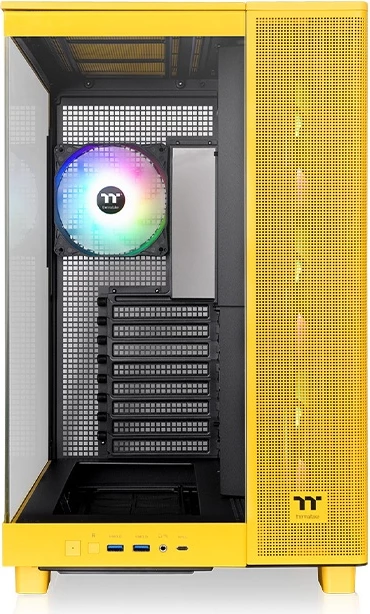 Thermaltake View 380 XL TG ARGB Bumblebee (CA-11E-00M4WN-00) – Kasë Kompjuteri, e verdhë