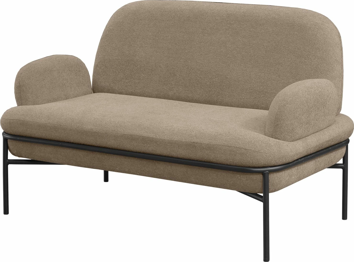 Divan dy vendësh Atelier del Sofa, ngjyrë kapuçino, Aster