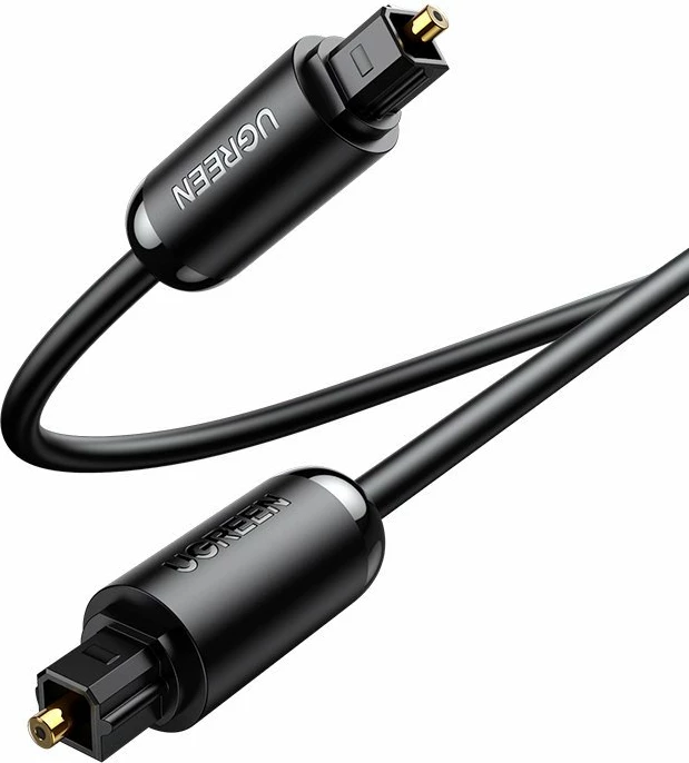 Kabllo audio optike Ugreen AV122 70891, Toslink/SPDIF, 1.5m, e zezë