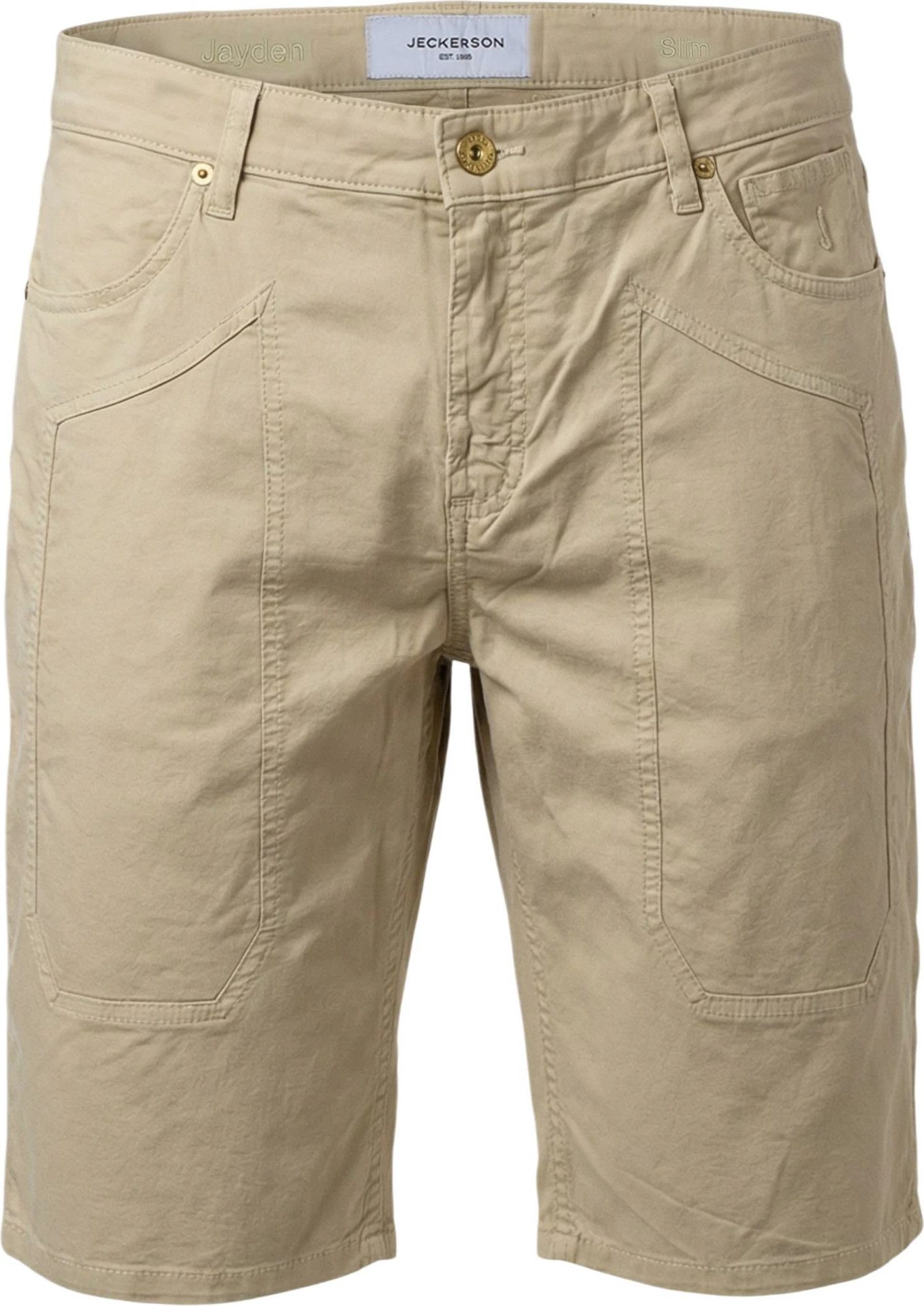 Shorce për meshkuj Jeckerson Jayden 5 Tasche Toppa Slim, bezhë e çelët [Madhësia: W38]