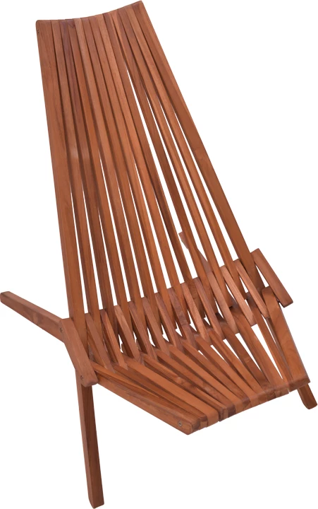 Shezlong palosës, dru tik natyral, 101x63x80cm