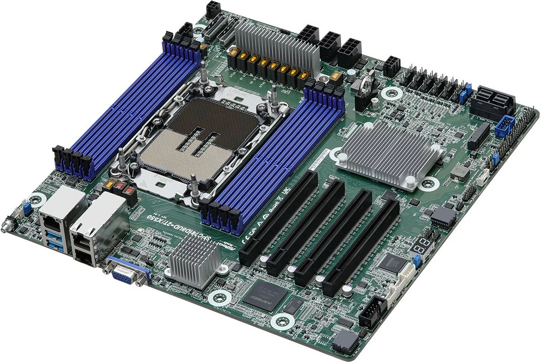 Pllakë amë ASRock SPC741D8UD-2T/X550, micro ATX, Socket LGA 4677, 8 slote RAM, 10 Gigabit Ethernet