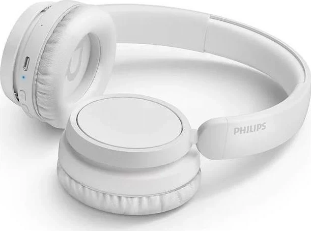 Kufje Philips TAH5209WT/00, Bluetooth 5.3, on-ear, 65 orë, të palosshme, të bardha