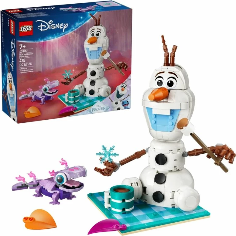 Set LEGO Disney Frozen 43287 Olaf dhe Bruni Picnic, 478 pjesë, 7+