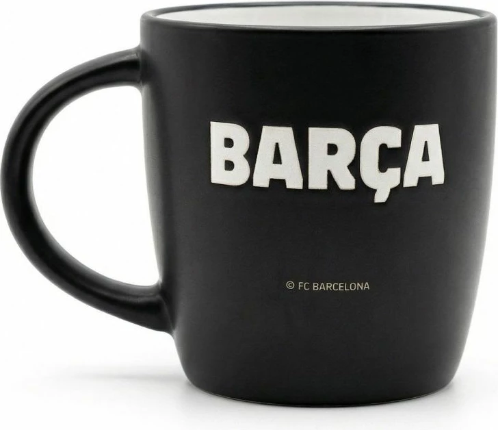 Filxhan qeramike FC Barcelona BC1027, i zi 325ml