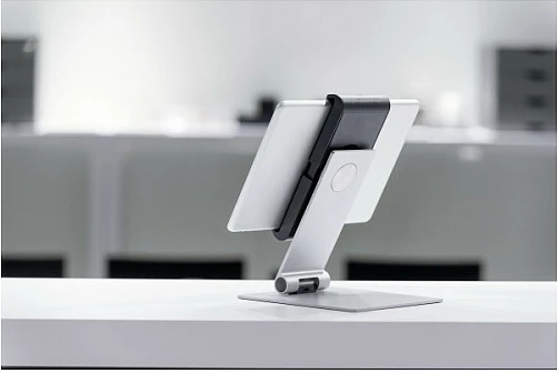 Mbajtëse tableti Durable TABLE 8930-23, deri 13", rrotullim 360°, e argjendtë