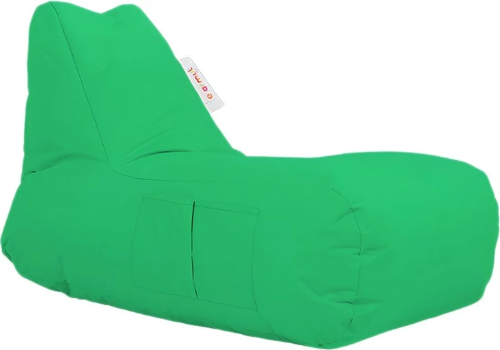 Qese ulëse për kopsht, ngjyrë e gjelbër, Atelier del Sofa, Trendy Comfort Bed Pouf