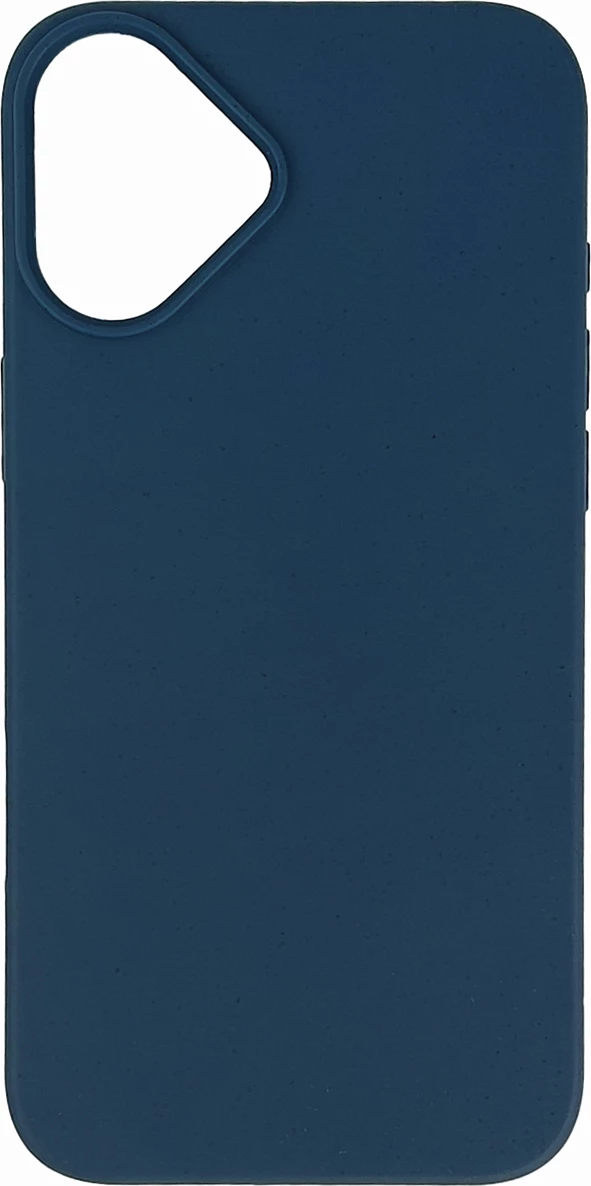 Mbështjellës Hurtel Multiple Color Wheat Bran Case për iPhone 16 Plus, Blu