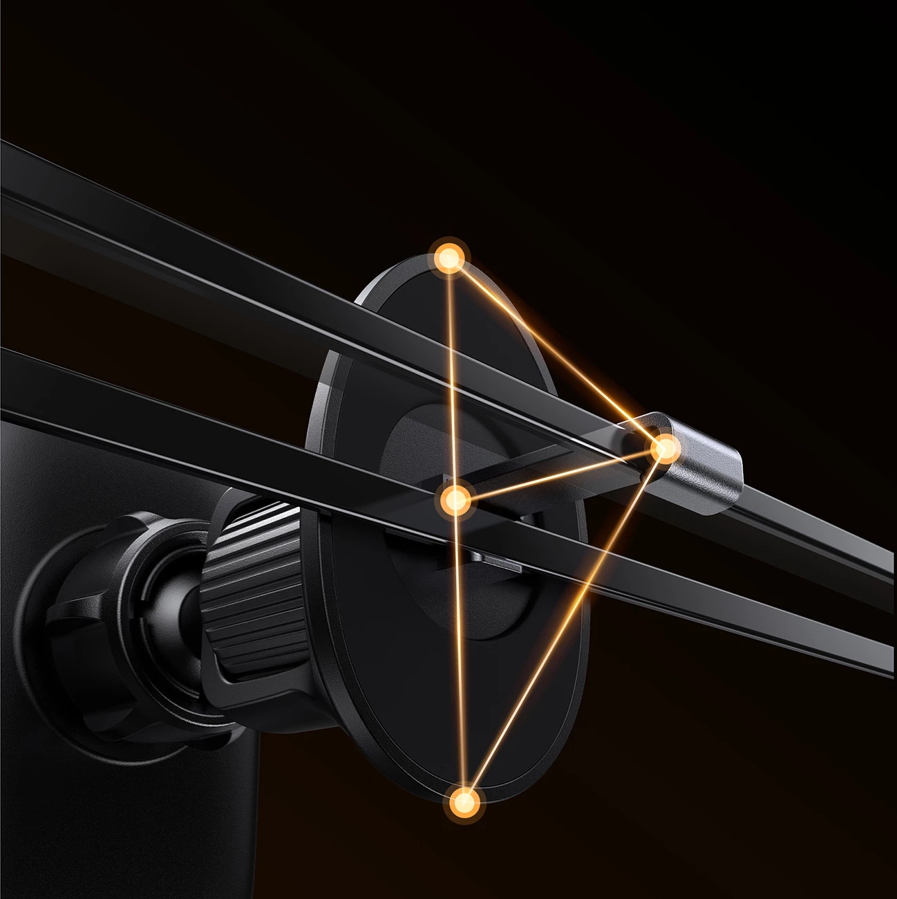 Mbajtës telefoni për veturë Joyroom JR-ZS392, për ventilator ajri, i zi