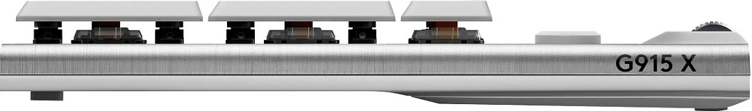 Tastierë Logitech G915 X LIGHTSPEED, wireless, RGB, argjendtë