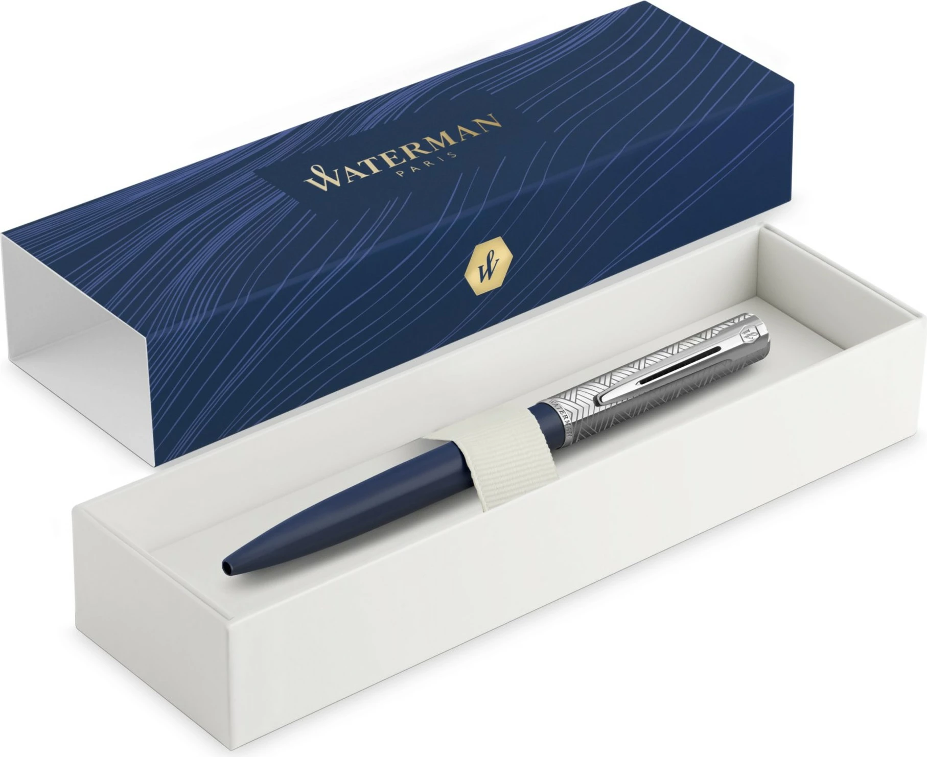 Stilolaps Waterman Allure DeLuxe, blue, kuti dhurate