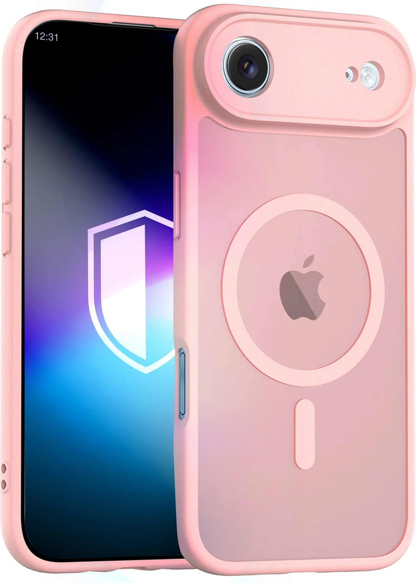 Mbështjellës 3mk Misty MagCase për iPhone Air, kompatibil me MagSafe, mat, roze
