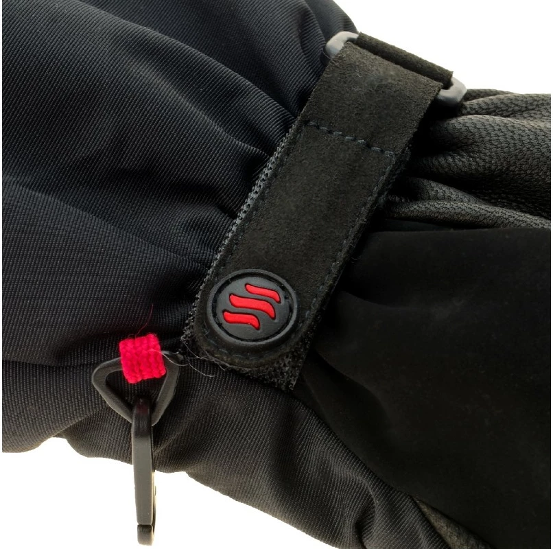 Doreza skijimi me ngrohje Glovii GS9XL, XL, 2x bateri 2100mAh + karikues + adaptera + çantë, të zeza