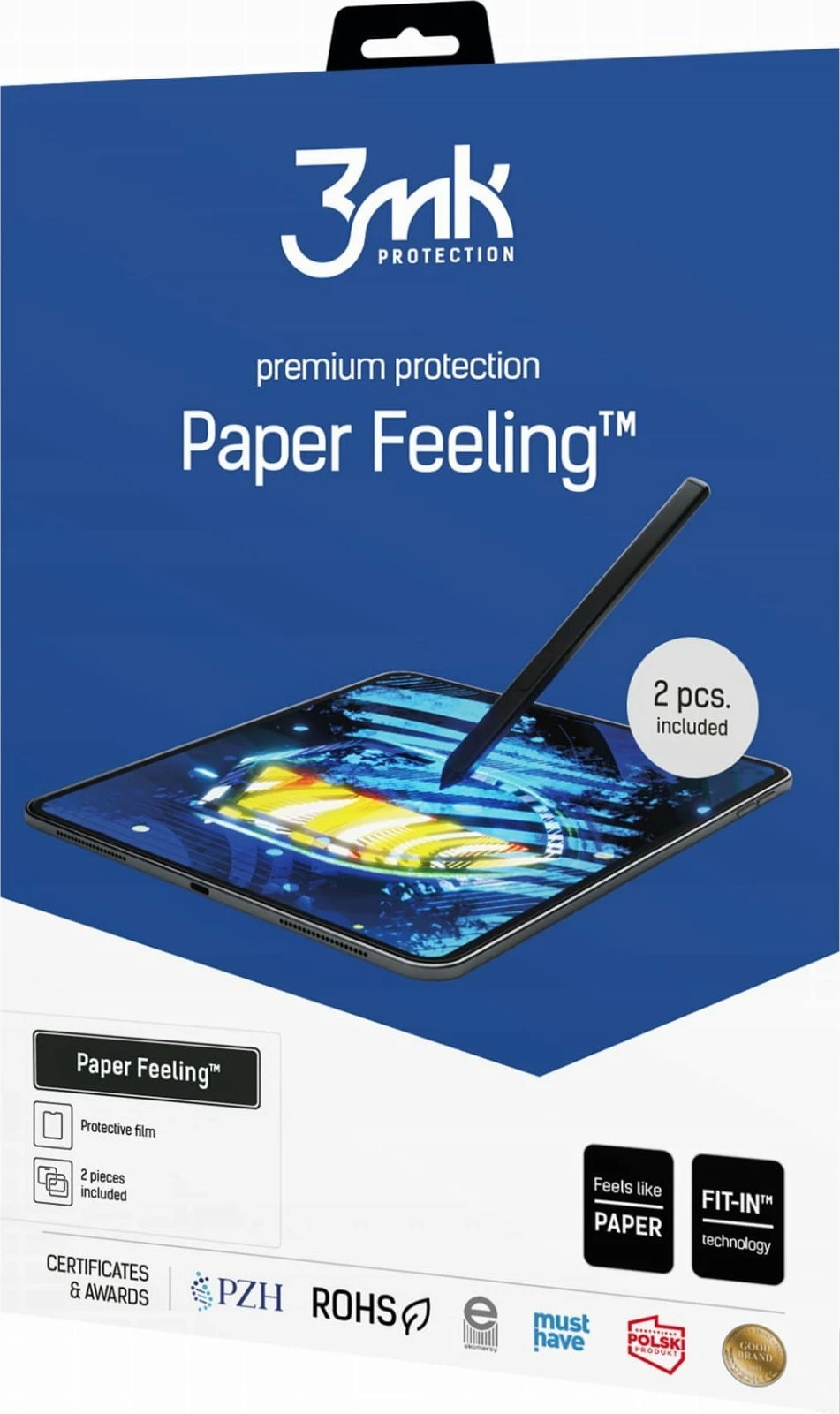 Film mbrojtës 3MK Paper Feeling për Apple iPad Air 11" (6th gen 2024), 2 copë, transparent