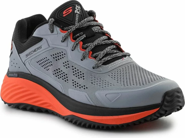 Atlete për meshkuj Skechers, të hirtë