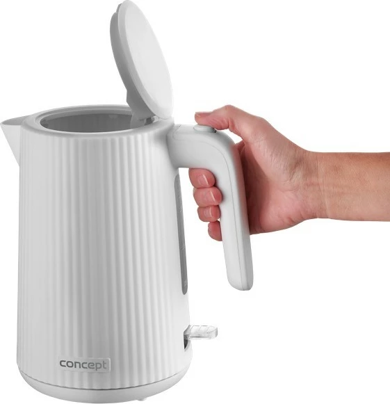 çajnik elektrik, Concept, RK2390, 1.7 L, 2200 W, plastikë, i bardhë