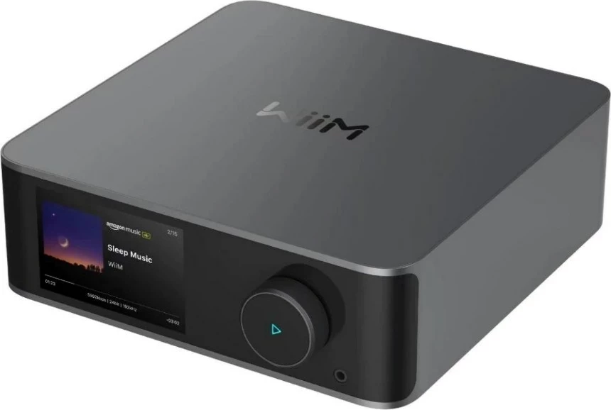 Hi-Res music streamer WiiM Ultra, 806110, 24-bit, Bluetooth 5.3, Ethernet, gri e errët