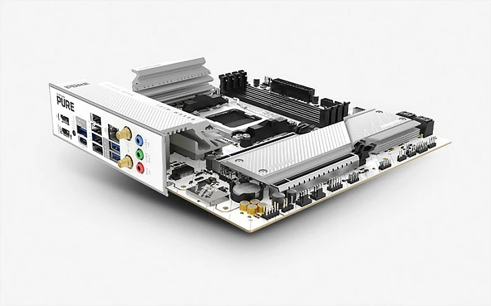 Pllakë amë Sapphire PURE B850M WIFI, Socket AM5, micro ATX, DDR5, Wi‑Fi 6E, e bardhë