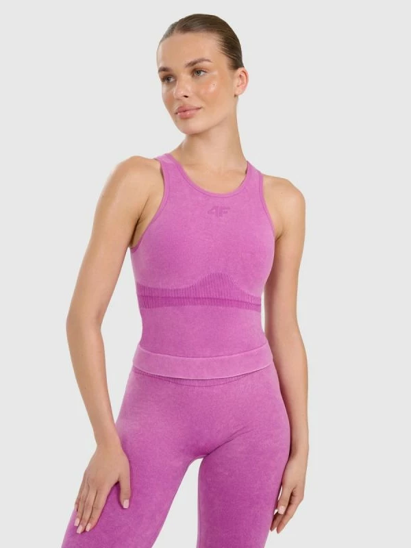 Maicë joga për femra 4F, e ngushtë