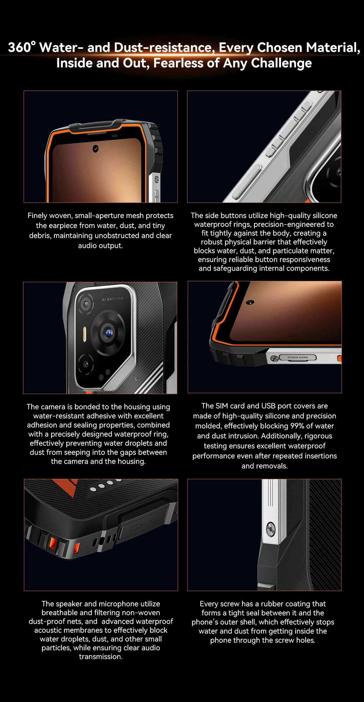 Celular Oscal Pilot 3 12GB/256GB 5G Rugged 7500mAh 6.78\" 120Hz, i zi
