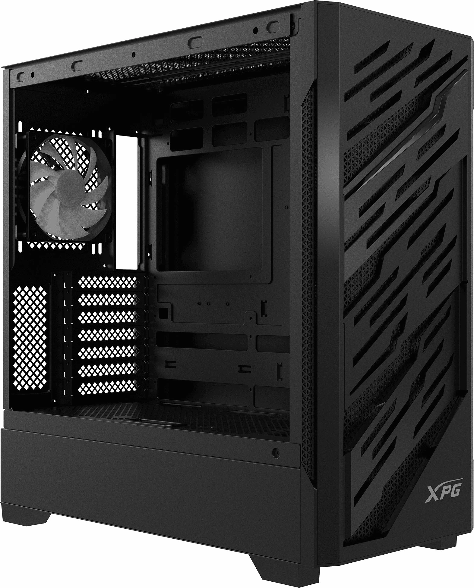 Kasë XPG Starker Air BTF ARGB (STARKERAIRBTFMTA-BKCWW) Midi Tower ATX/E-ATX, USB-C, 4x 120mm ARGB fan, e zezë