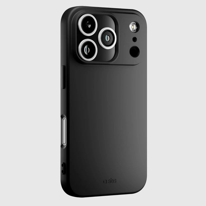 Kapak telefoni SBS Instinct për iPhone 17 Pro, i zi