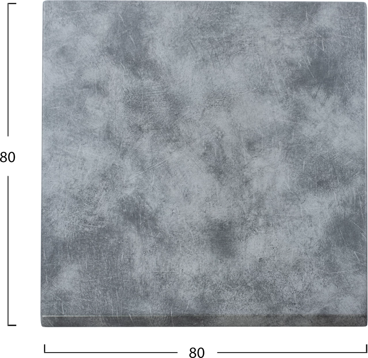 Sipërfaqe tavoline Werzalit, ngjyrë çimento, FH5231.22, 80x80 cm