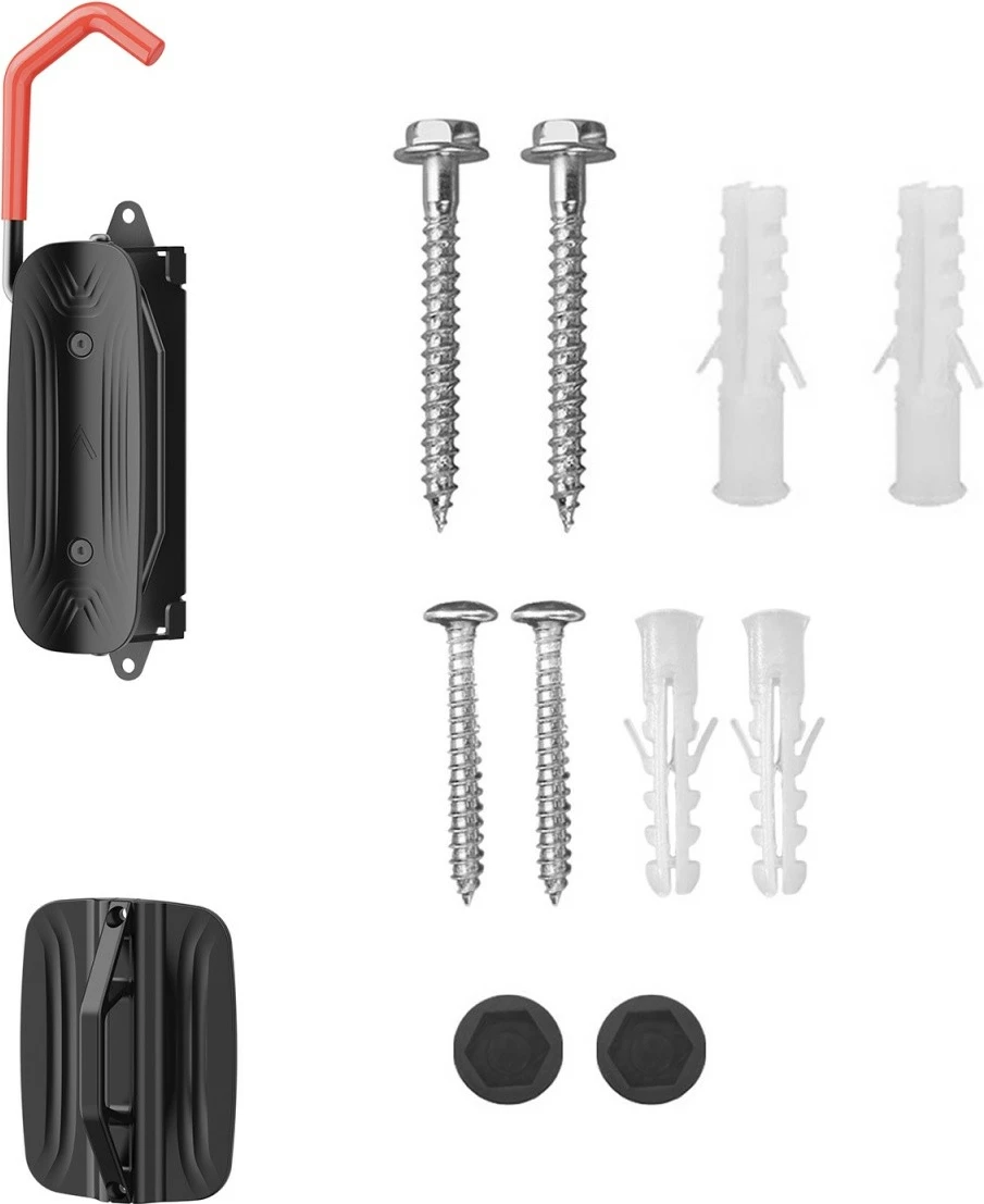 Mbajtëse murale për biçikletë Maclean MC-998, deri 30kg, e zezë/e kuqe