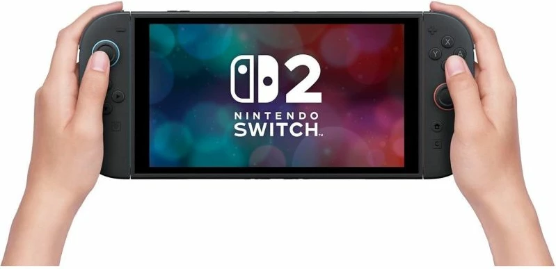 Konsolë Nintendo Switch 2 me Mario + Hogwarts Legacy, e zezë/kuqe/kaltër