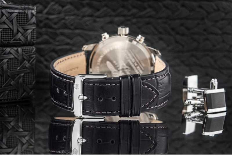 Orë dore për meshkuj Zeppelin, e zezë