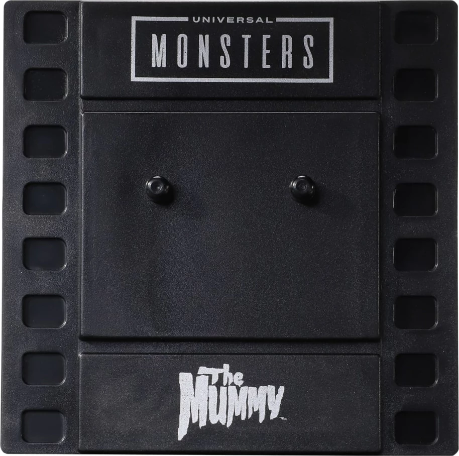Figurinë NOBLE COLLECTION Bendyfigs Universal Monsters Mummy 19 cm me stendë, bezhë