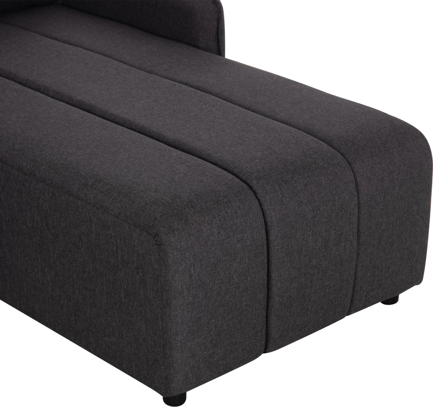 Kënd divan i kthyeshëm, shtrat, material gri, FREDI FH3312.01, 220x167x85cm