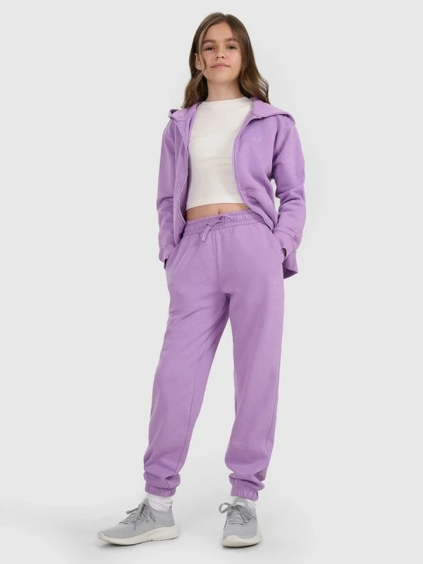 Pantallona sportive për fëmijë 4F, gri