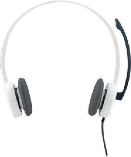 Kufje Logitech Stereo Headset H150 3.5mm (981-000350), mikrofon me anulim zhurme, kontroll volumit në kabllo, të bardha