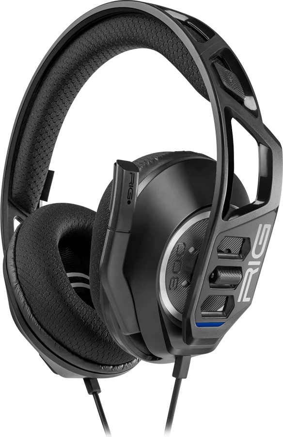 Kufje gaming Nacon RIG 300 PRO HS, wired, stereo, over-ear, 40 mm, me mikrofon, të zeza