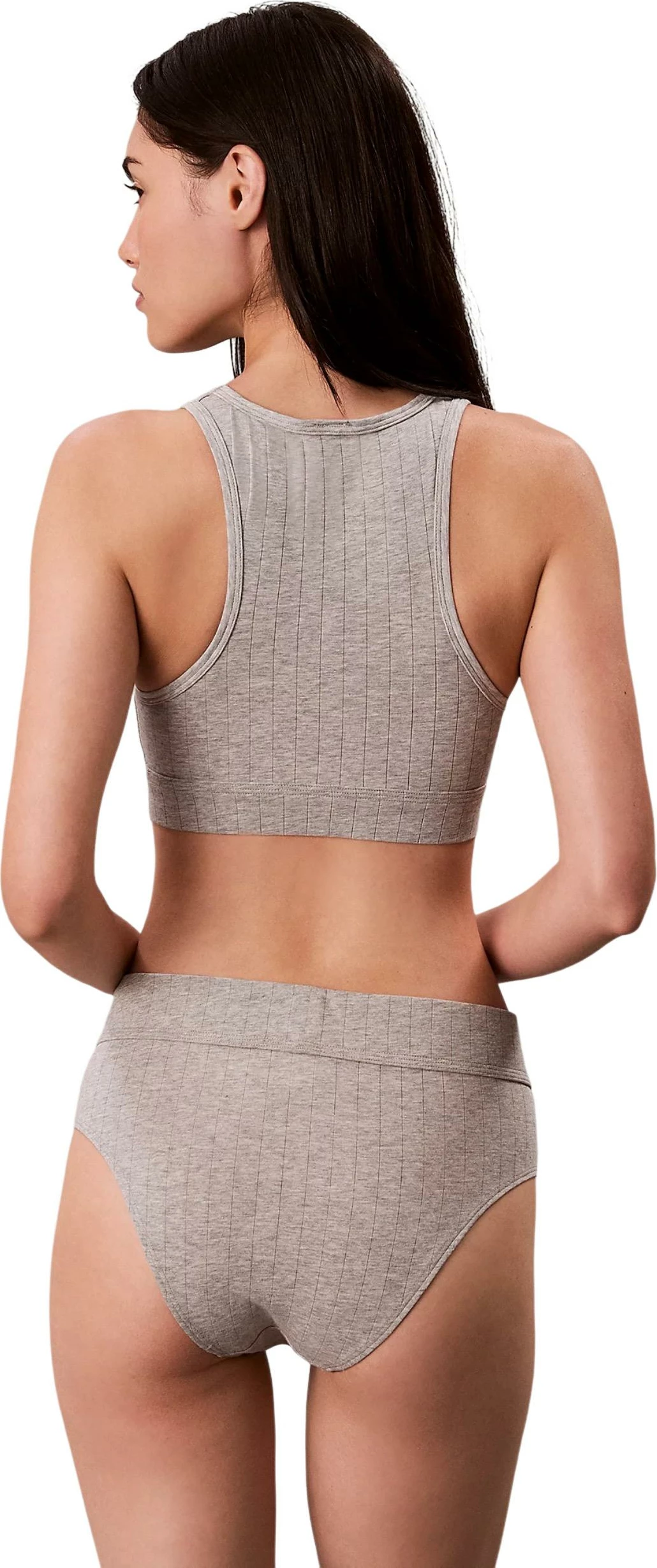 Sutjenë bralette për femra Calvin Klein Underwear LV00QF8707, gri [Madhësia: XS]