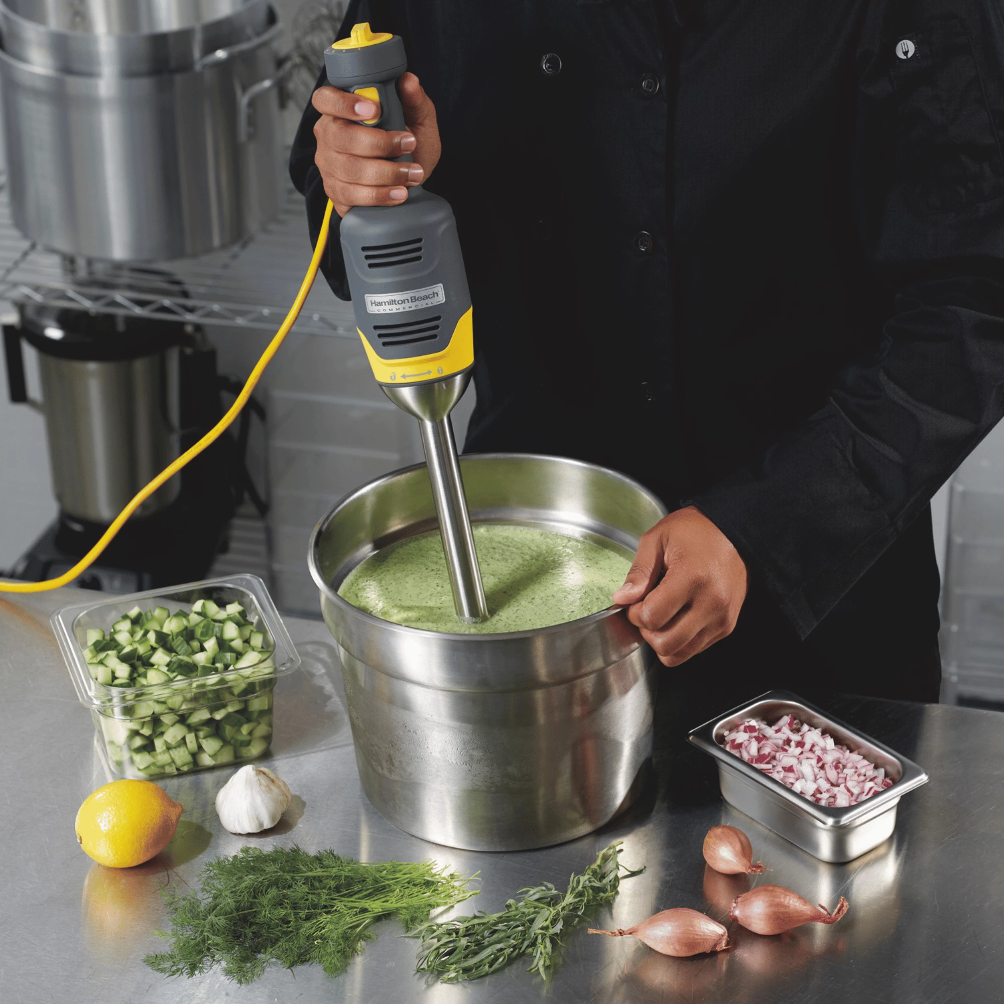 Blender dore, Hamilton Beach Commercial, BigRig HMI009-CE, 230 mm, inox, gri